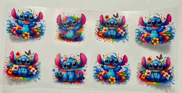 STITCH WATERCOLOR FLOWERS