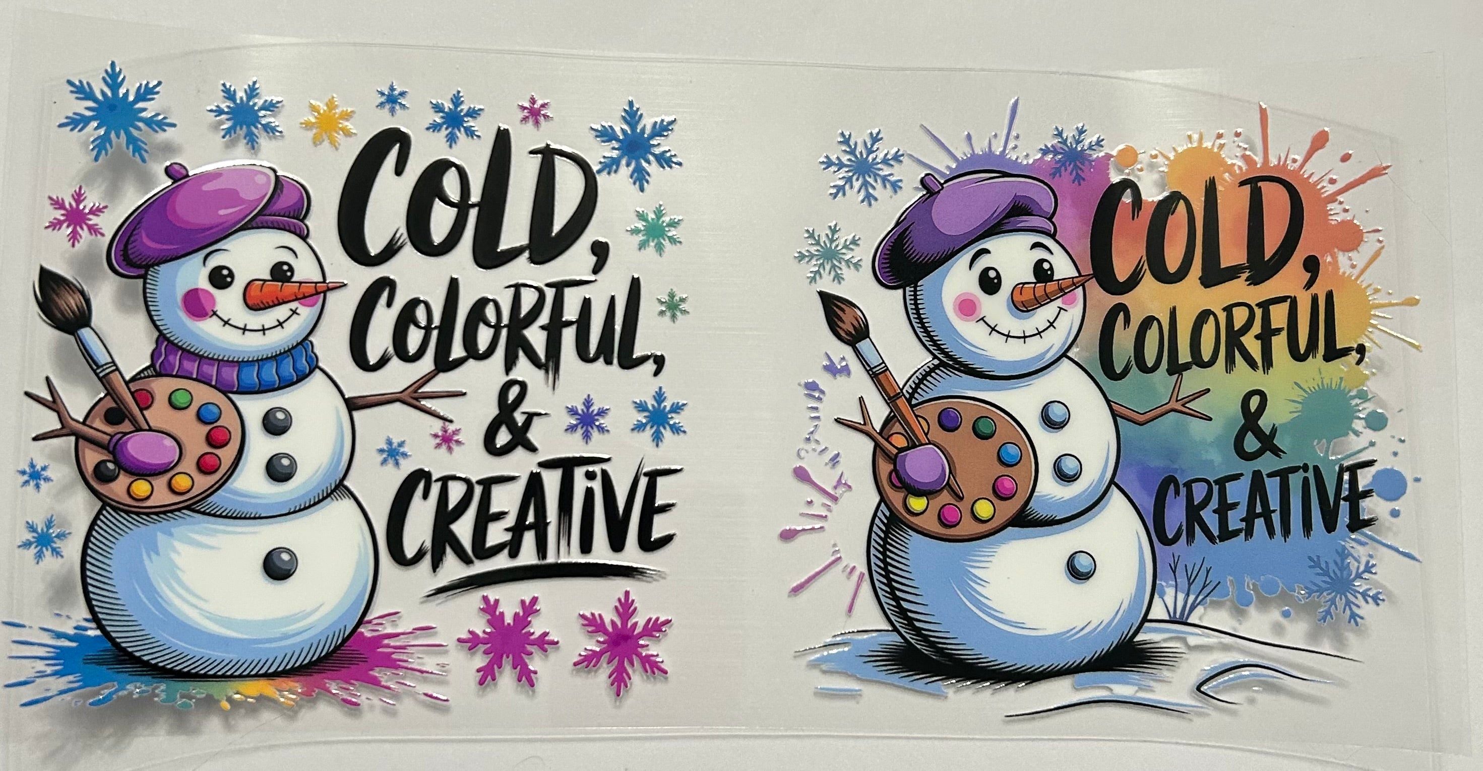COLD COLORFUL AND CREATIVE