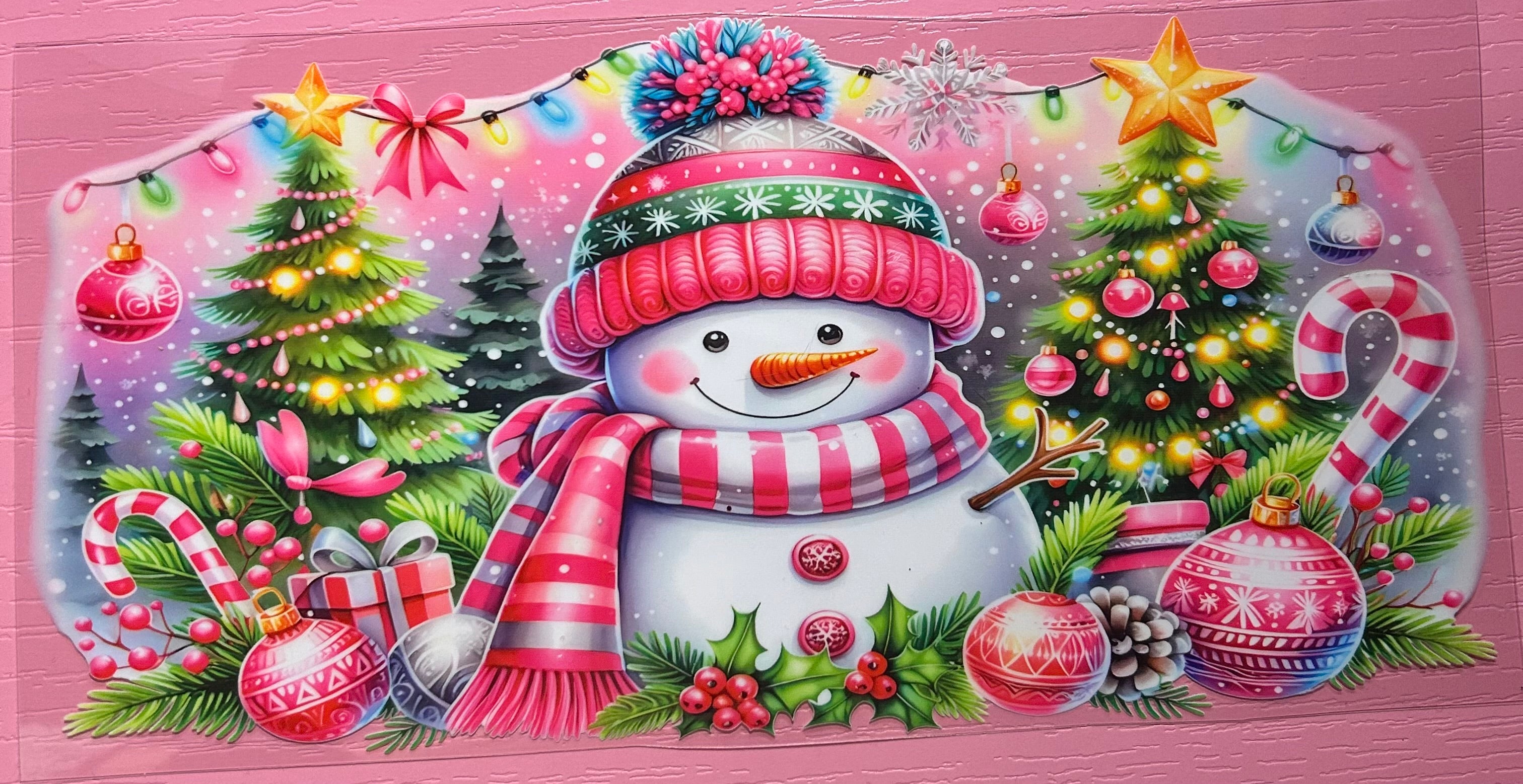 PINK SNOWMAN