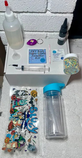 DIY Kids Snowglobe Tumbler Kit