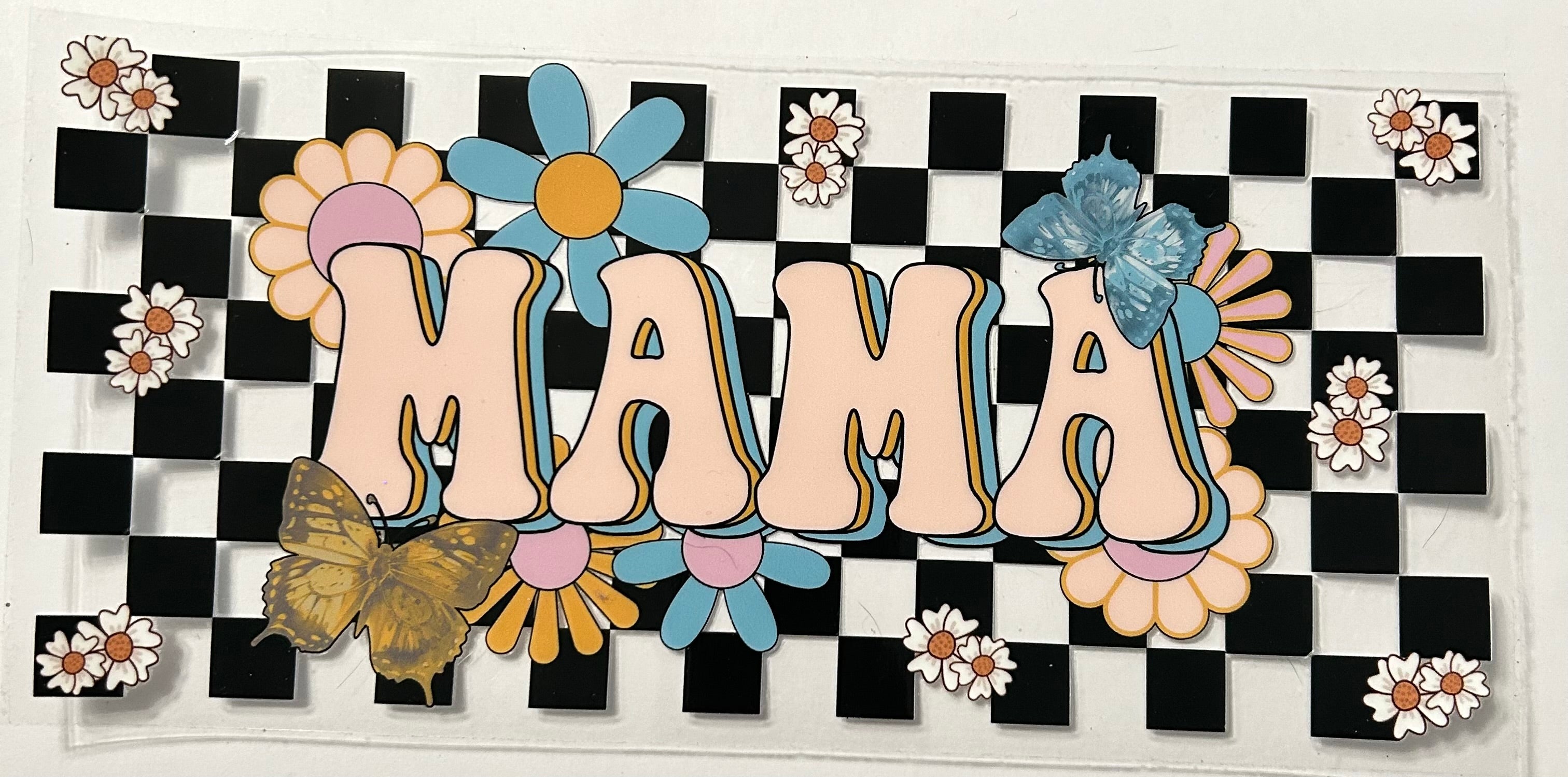 Mama and flowers