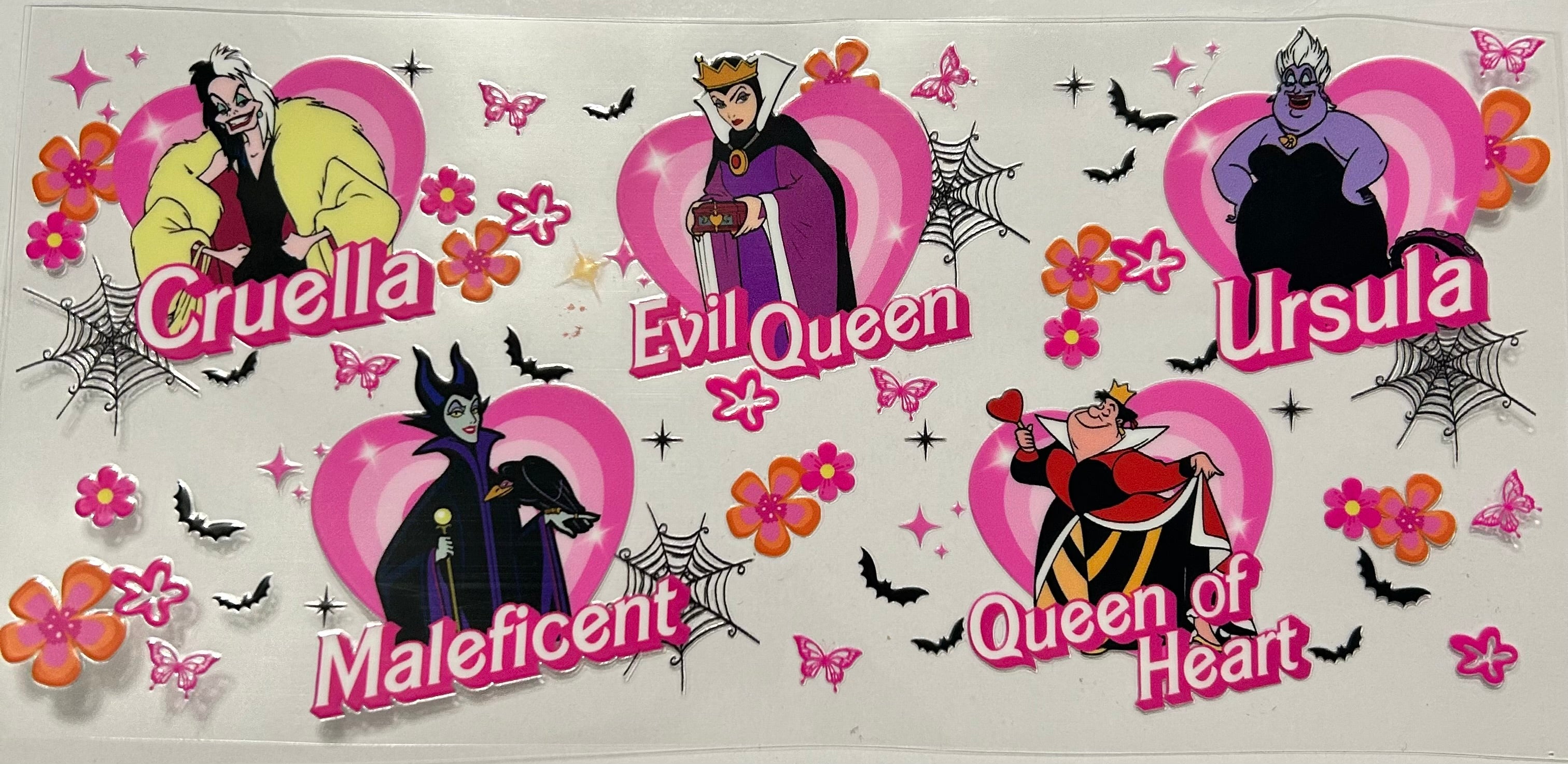 Queen of hears , maleficient,evil queen