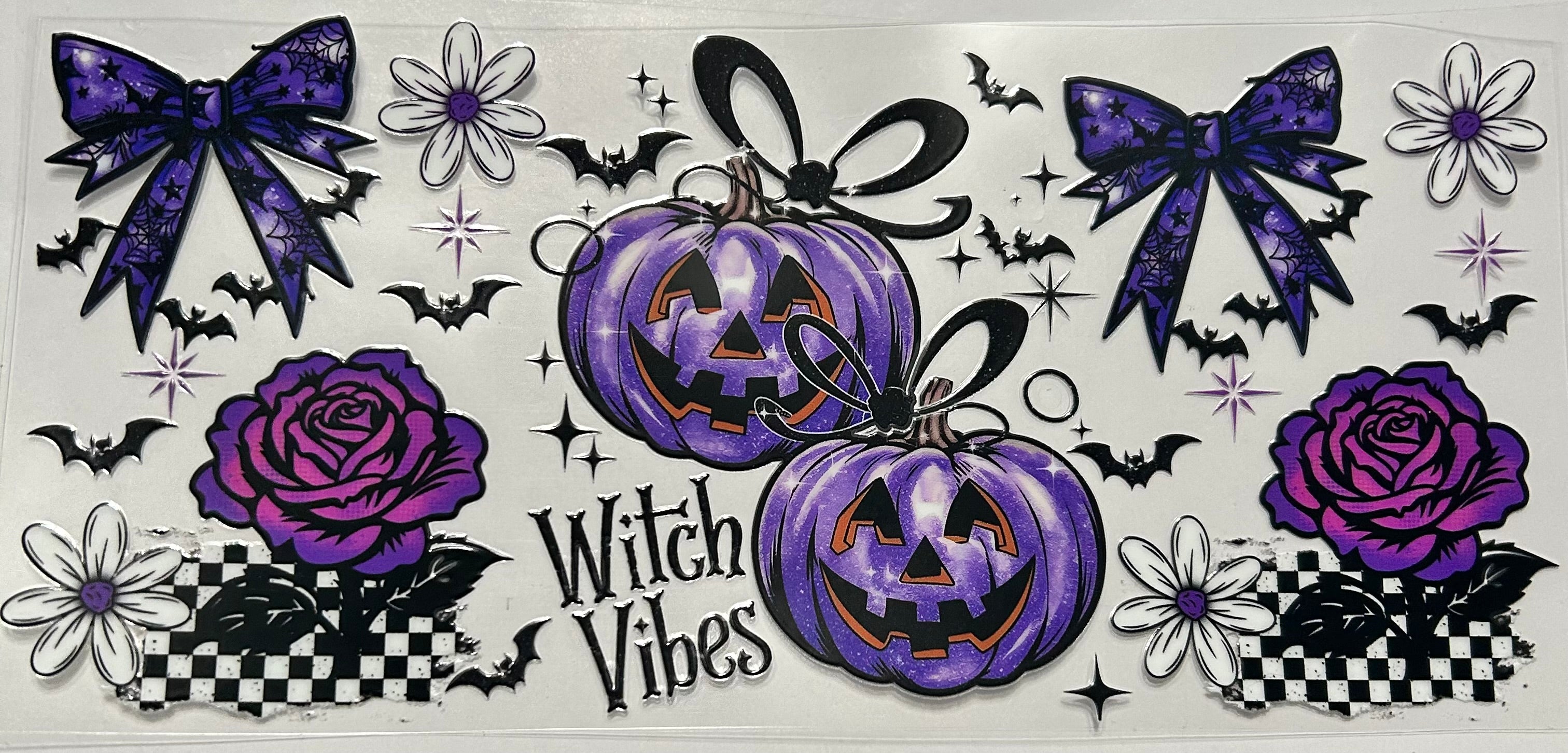 Purple pumpkins witch vibes