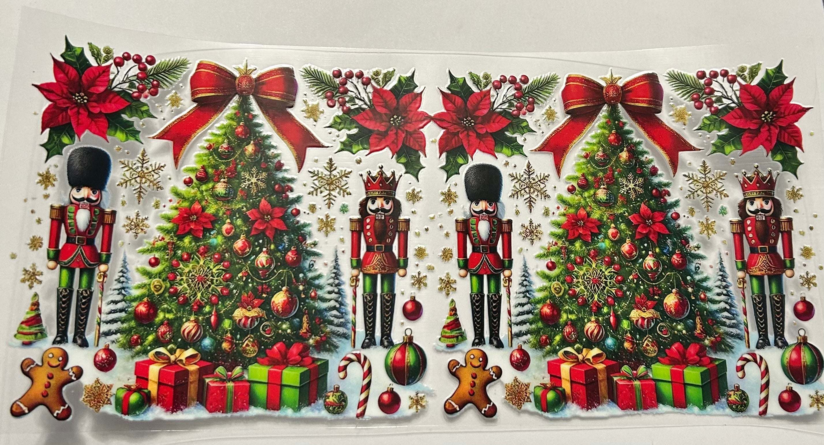 CHRISTMAS TREES AND NUTCRACKER