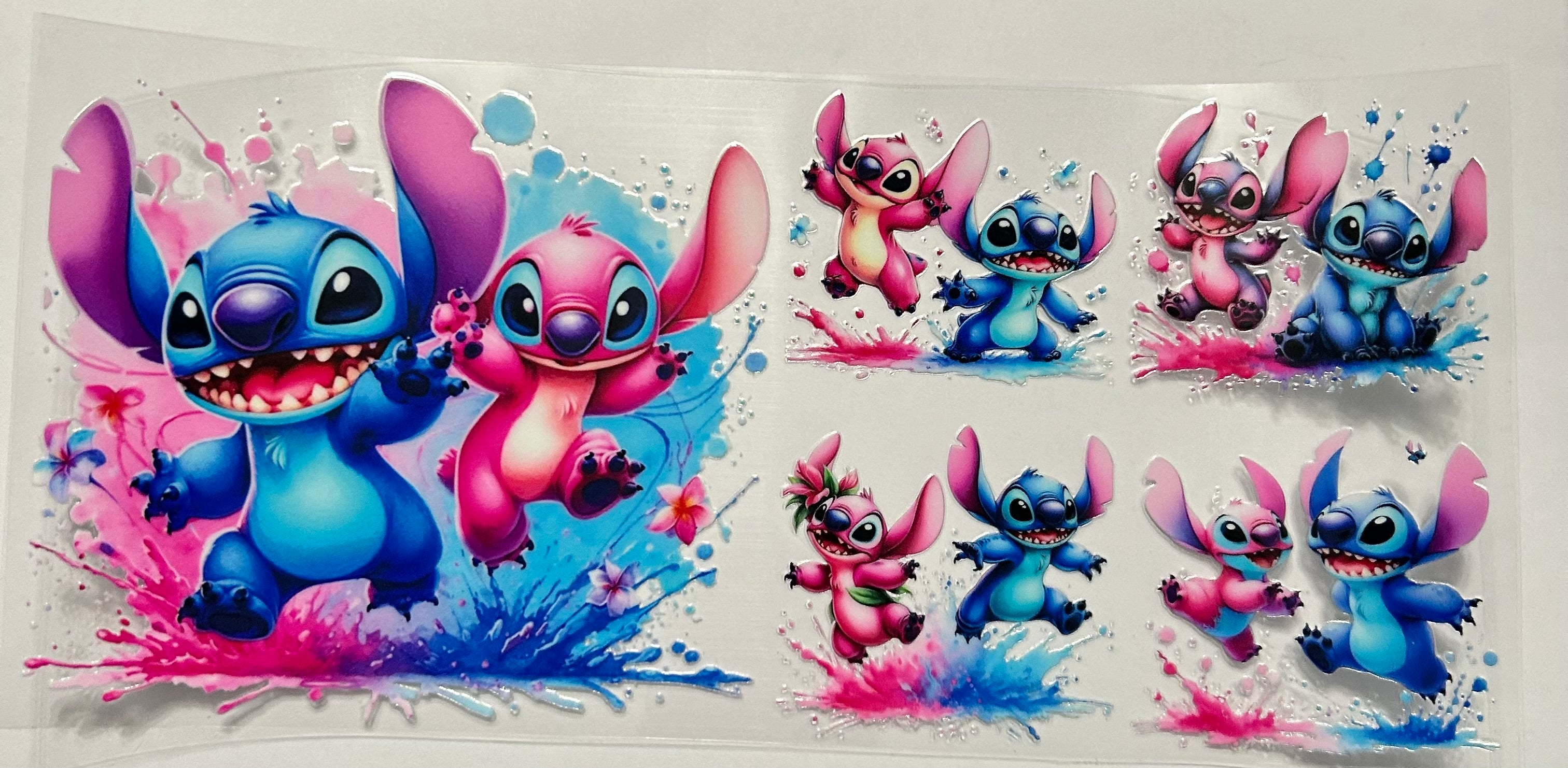 ANGEL AND STITCH WATER COLOR