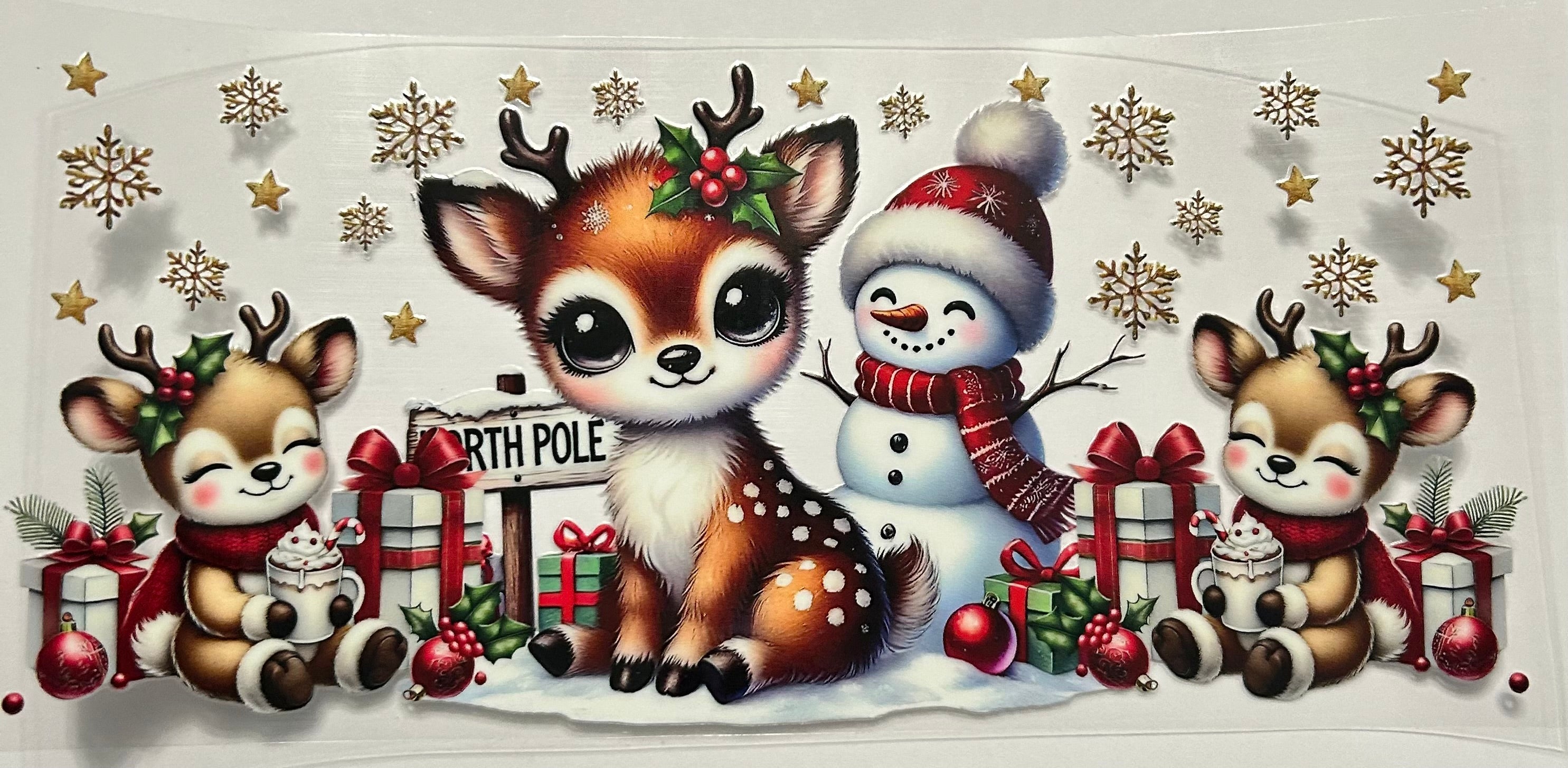 SNOWMAN AND REINDEER