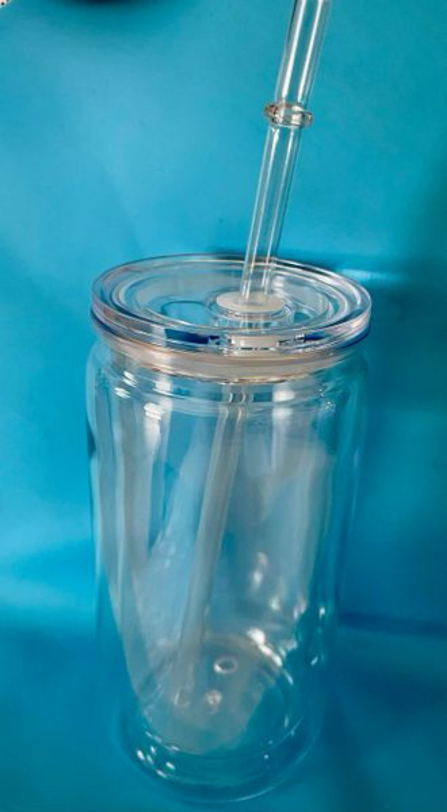 16OZ ACRYLIC SNOWGLOBE TUMBLER