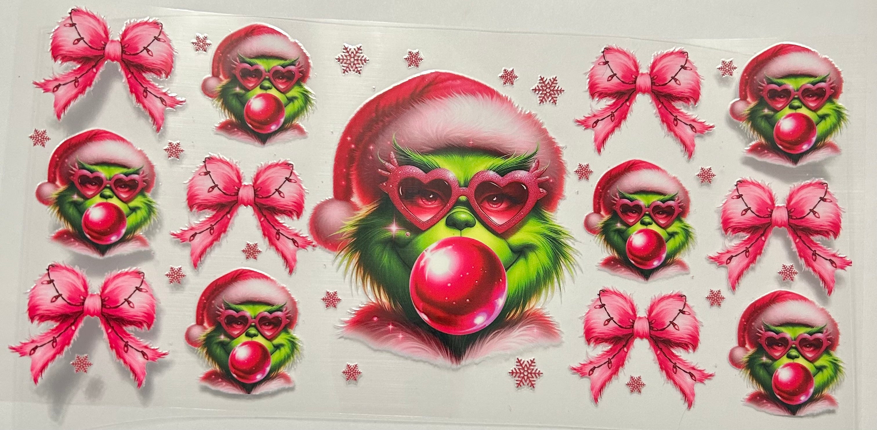 GRINCH AND PINK BOWS