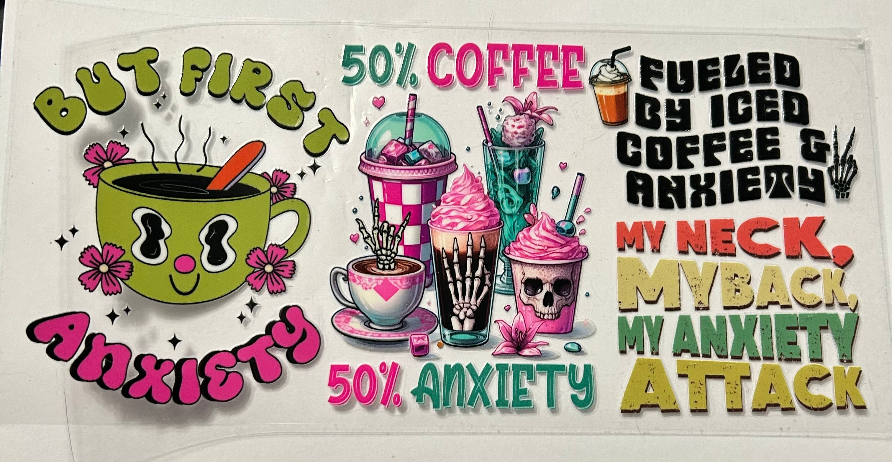 50%coffee 50%anxiety
