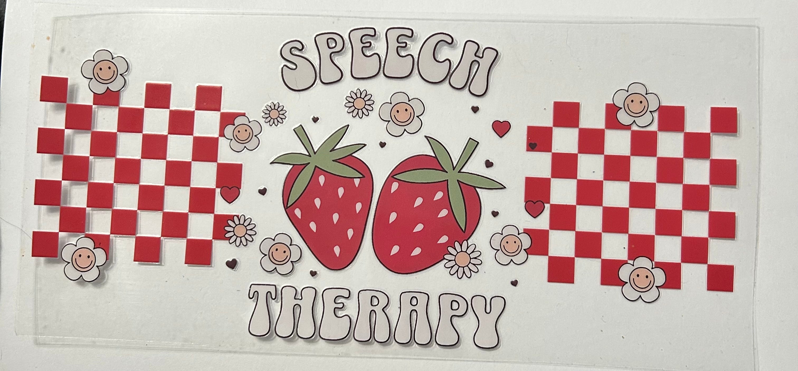 Strawberry speech therapy